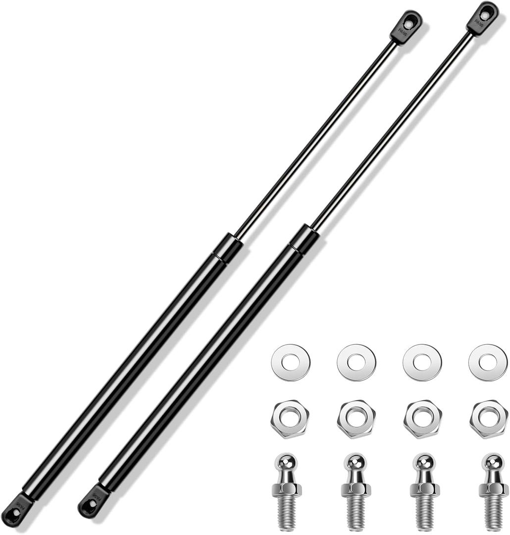 20" in 40 lbs 178N Gas Strut Spring Shock Lift Supports Compatible with RV Side Door Motorhome Camper Shell Rear Window Tonneau Trap Door TV Cabinet Bed Storage Boat Hatch Toolbox Lid, C1608316
