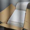 WICHEMI Portable Dog Playpen with Double Door Lock, 23.6" H Puppy Play Pen for Indoors, Portable Playpen with Suction Cup for Puppy Cat Rabbit Ferret, 12 Panels White