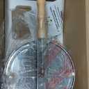 Stovetop Popcorn Maker - 6.5-Quart Stainless-Steel Popcorn Popper with a Hand Crank, Vented Lid, and Stir Paddle by Great Northern Popcorn (Silver)