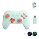 8Bitdo Ultimate 2C Hall Effect Joysticks and Hall Triggers Wireless Controller for Windows PC and Android, with Remappable L4/R4 Bumpers, Turbo function & Rumble vibration (Mint)