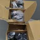 Curtain Rods for Windows 32-96 Inch, 1 Inch Adjustable Black Curtain Rod Set with Brackets, Easy Install