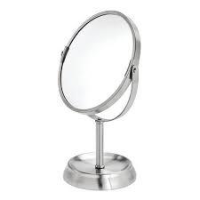 Vanity Mirror Brushed Silver