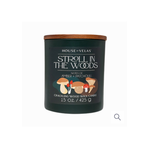 House of Velas Harvest Jar Candle Stroll in the Woods