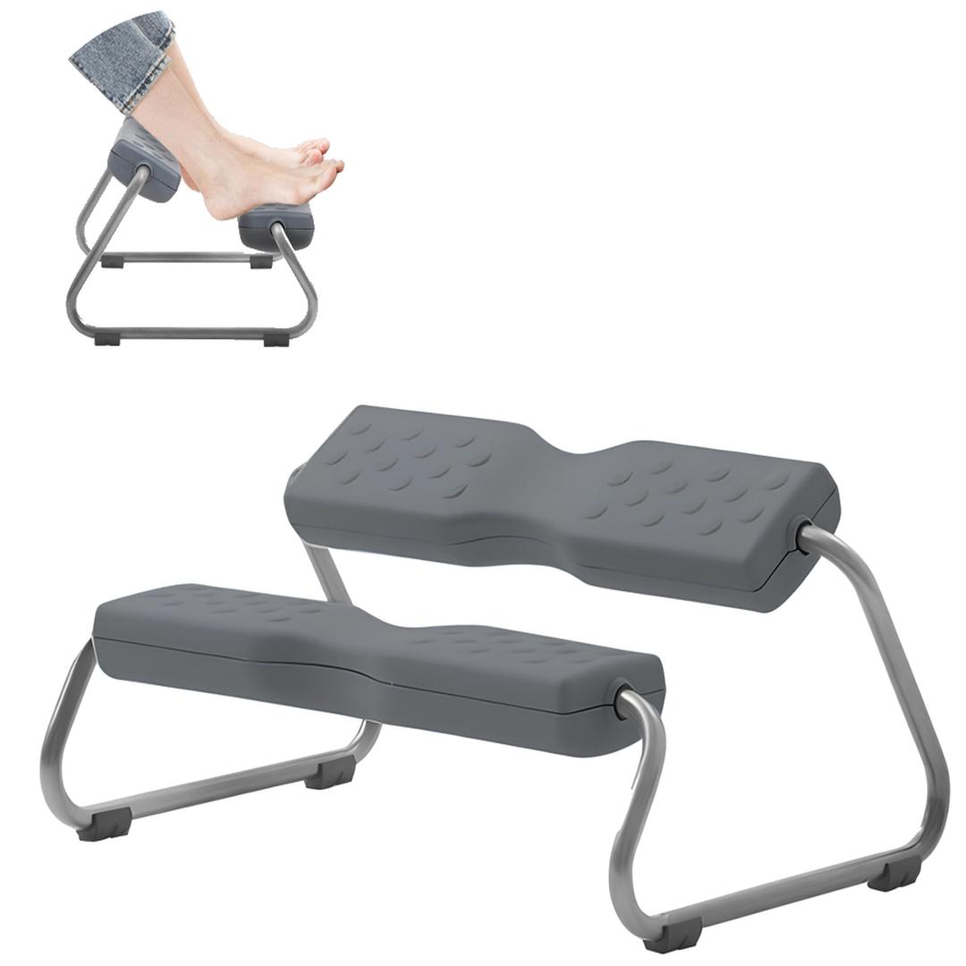 [Made in Korea] Duorest EZFoot 2-Tier Ergonomic Footrest – Dual-Level Support, Adjustable Tilt, Non-Slip & Acupressure Surface, Under Desk Footrest for Home & Office