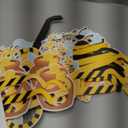 Threan 32 Pieces Bee Party Supplies Bulk Bee Glasses Honeycomb Sunflower Paper Eyeglasses for Summer Flower Birthday Party Baby Shower Costume Photo Booth Props Decorations Supplies