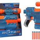 Nerf Elite 2.0 Phoenix CS-6 Motorized Blaster, 12 Official Darts, 6-Dart Clip, Scope, Tactical Rails, Barrel and Stock Attachment Points