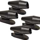 4Pcs Deer Whistles for Vehicles Wind Activated Black