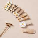 16 Pcs Hair Clips for Girls with Bows Butterfly Flower,2" Fully Lined Alligator Clips and Barrettes,Handmade Hair Accessories for Baby Toddler Young Kids School Age Girls Gifts (fall winter)