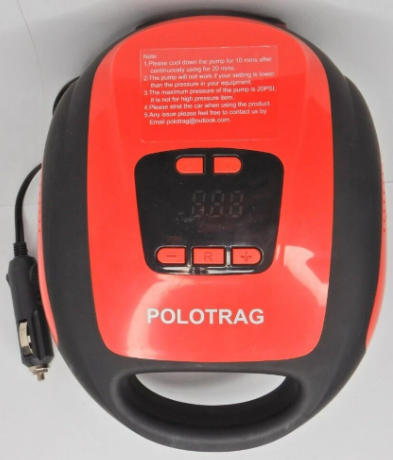 Polotrag Paddle Board Pump SUP Electric 20 PSI Portable Air Compressor Auto-Off