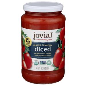 JOVIAL DICED TOMATOES (1.14 Pound (Pack of 1)) 

BB 04/22/28