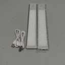 Under Cabinet Lighting, 2 Pack Motion Sensor Light Indoor, 76 LED USB Rechargeable Battery Operated, 3 Levels Dimmable Magnetic Closet Lights, Wireless Under Counter Lights for Kitchen Stairs Hallway