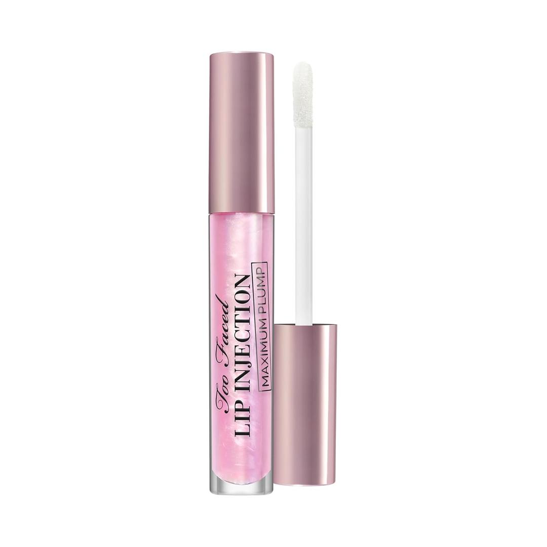 Too Faced Lip Injection Maximum Plump Extra Strength Lip Plumper Gloss | Hydrating + Plumping (01 Original)