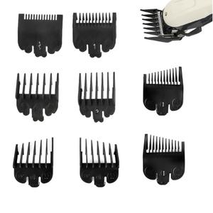 8pcs Guide Comb Set, Professional Hair Clipper Guards Cutting Guides Fits for Most Clippers (46 * 38mm),Clipper Combs Replacement for Increased Cutting Performanc