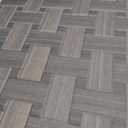 BUBOS 6 Pack Faux Wood Wall Panel,23.6"x23.6" Peel and Stick Acousitc Panel