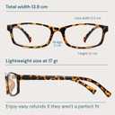 Gaoye +2.25 Multi Pack Reading Glasses - Blue Light Blocking Lenses, TR90 Frames, UV400 - Eyeglasses with Clear Vision