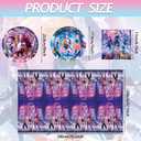 For Demon Movie Hunters Party Tableware, 20 Plates and 20 Napkins and Tablecloth71 '' x 42 ''Demon Movie Hunters Party Birthday Party Decorate Supplies