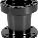 Steering Wheel Adapter Spacer, 3Inch Aluminium Steering Wheel Hub Spacer, Wheel Extension Adapter Kit (Black)