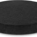 Tromlycs Round Chair Seat Cushion Pad 16 inch for Circle Stool Chairs Non Slip Decorative Foam Cushion Pillow, 1 Piece, 16 x 16 inches, Black