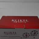 Klikel Snowflake Set of 2 - Christmas Stocking Hanger for Mantle - Photo Frame with Hook