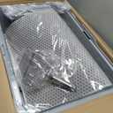WoofiGo XL Stainless Steel Litter Box, High Sided Litter Pan for Big Cats