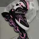 2PM SPORTS Torinx Green Boys Adjustable Inline Skates, Fun Beginner Roller Skates for Kids, Youth, Girls, Men and Women (Medium - Big Kid (1-4 US), Purple)