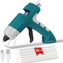 20W Cordless Hot Glue Gun with Type-C Charger,Fast Heating Mini Glue Gun and Sticks Set with 30 PCS Glue Sticks for DIY&Arts&Crafts,Home Repair