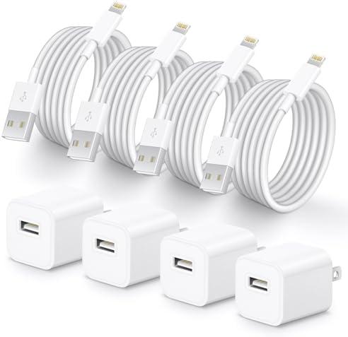 juusmart i Phone Lightning Charger，[MFi Certified] Phone Charger USB with Charging Cord 6 ft i Phone Charger Cable for i Phone 14 13 12 11 Pro/Pro Max/SE 2022/8/7/XS/XR/X/i Pad (3- Pack)