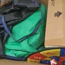 Bounce House, Inflatable Bouncer with Air Blower and Slide, Family Backyard Bouncy Castle with Dart Ball Game, Bouncy House for Kids, 12 ft x 9 ft x 7 ft H