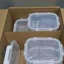M MCIRCO 10-Pack,30 Oz Glass Meal Prep Containers 2 Compartments Airtight Lunch Bento Boxes with Lids, Glass Food Storage Containers, Microwave, Oven, Freezer and Dishwasher