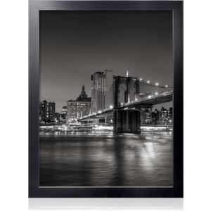 Annecy 17x22 Picture Frame Black（1 Pack）, 17 x 22 Picture Frame for Wall Decoration, Classic Black Minimalist Style Suitable for Decorating Houses, Offices, Hotels