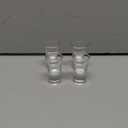 24 Pcs 0.5oz/15ml Mini Shot Glass Set with Heavy Base, Clear Cute Whiskey Glasses Cups Small Bulk Cup for Tasting, Liqueurs Soju Espressos (Bullet)