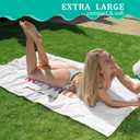 Christian Beach Towel 30x60 Inch, God is Within Her She Will Not Fall Bible Verse Oversized Bath Pool Swim Towels Blanket for Bathroom Travel Swimming Camping Picnic Sport, Christian Gifts