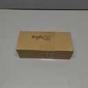 Simgoing Braille Double 6 Dominoes Game Wooden Raised Dots Dominoes Set, 28 Piece Braille Game Set with Storage Box for the Blind and Visually Impaired