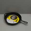 Lodge Seasoned Cast Iron Skillet - PFAS-Free, Non-Toxic Cookware - Use with an Oven, Stove, Grill, or Campfire - Naturally Non-Stick & Oven Safe - 12 Inches