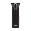 Contigo West Loop 2.0 Stainless Steel Travel Mug with Leak-Proof Lid, Vacuum-Insulated Mug for Coffee and Tea, Matte Black, 20 oz (591 mL)