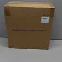 downluxe Waterproof Outdoor Chair Cushions Set of 2, 19" x 19" x 3" Patio Chair Cushion with NonSlip Ties & Handle, Square Outdoor Cushion for Patio Furniture with Removable Cover, Burgundy