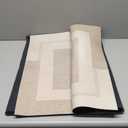 Extra Long Non Slip Bathroom Runner Bath Mat, Rubber Backing Ultra Thin Bath Rug Fit Under Door Quick Dry Super Absorbent Washable Shower Mat for Bathroom Floor Bathtub Sink, Beige 24"x70"