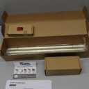 FIRJOY 12" Valet Rod for Closet Pull Out (1 Pack, Gold)