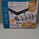 TAILI Mattress Vacuum Bag, King/Califonia King Mattress Vacuum Storage Bag with 4 Straps, Sealable Bag for Memory Foam, Latex, Easy Moving, Transport and Storage