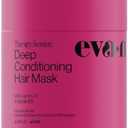 Eva NYC Therapy Session Deep Conditioning Hair Mask with Jojoba Oil + Argan Oil - Hydrate, Soften - Repair Hair Strength + Restore Damage - Sulfate Free - Warm Vanilla Scent - 13.5 fl oz