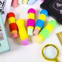 Outus 10 Pieces Railroad Chalk Holder Plastic Adjustable Chalk Clip for Teachers Office