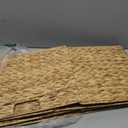 Storage BasketsWicker Baskets,Hyacinth Basket For Shelf,Folding 2 Packs Handmade Woven, Seagrass Baskets,Shelf Baskets For Storage Toys Books And Clothes and Other What You Want