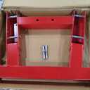 2 Ton Hydraulic Engine Hoist, 4400 LB Foldable Mobile Cherry Picker with 6 Casters & Adjustable Telescopic Booms, Heavy Duty Engine Crane for Garage, Warehouse, Auto Repair, Red