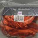 DECOLURE Satin Bed Sheets - 4 Piece Luxury Silky Queen Size Bedding Set - Softer Than Silk, Wrinkle-Free with 15 Deep Pocket Fitted Sheet, Perfect for Hair & Skin, Gifts for Women (Burnt Orange)