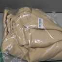 RYB HOME Outdoor Curtains for Patio Waterproof Block Sunlight Thermal Insulated Privacy Assured Thick Outside Curtains for Porch, Gazebo, Pergola, W52" x L84", Biscotti Beige, 1 Panel