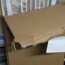 Lumizone Extra Tall Cat Gate 61.02" High Pressure Mounted Extra Wide 1.37" Gap No Drilling Auto-Close One-Handed Operation Tall Pet Gate for Dogs(White, 61.02" H x 29.92"-34.24" W)