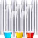 1 OZ 500 Pack Plastic Shot Glasses, Disposable Cups, 1 Ounce Tasting Cups Party Cups Perfect for Whiskey, Tasting, Food Samples, and Parties