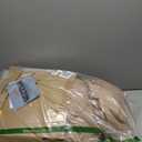 CozyLux Full Comforter Set 7 Pieces Bed in a Bag Taupe, Pintuck Pinch Pleat Bedding Sets with All Season Comforter, Flat Sheet, Fitted Sheet and Pillowcases & Shams
