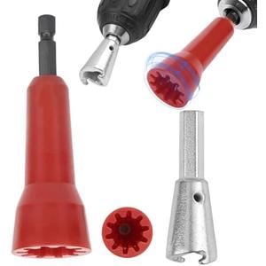Set of 2 Pack, 
Wire Twister Tool for Drill, Drill Wire Twister, Wire Nut Twiter for Drill, Wire Twister Tool for Drill and Wire Connector Driver, Enhanced Wiring Efficiency (Sliver 2Pcs)