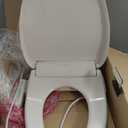Kohler PureWash E580 Elongated Bidet Toilet Seat, White, Quiet-Close Lid Prevents Slamming, Self-Cleaning Wand, Adjustable Water Pressure with Multiple Cleansing Options